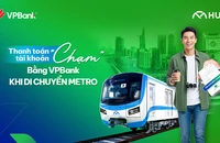 Thanh toán Metro chỉ bằng một chạm điện thoại với tài khoản thanh toán của VPBank