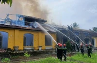 Cháy 1 dãy nhà thuộc Bảo tàng lịch sử Thừa Thiên - Huế