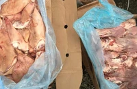 Cảnh sát môi trường phát hiện ô tô chở 5,9 tấn thịt không rõ nguồn gốc