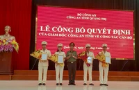 Công an Quảng Trị điều động, bổ nhiệm nhiều cán bộ