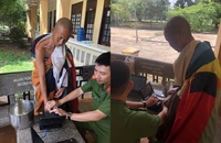 Sư Minh Tuệ đã được Công an Gia Lai làm CCCD sau khi dừng đi bộ khất thực