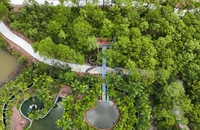 Cận cảnh công viên nước 'ma mị' ở Huế đang được chỉnh trang