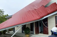 Quảng Trị: Nhiều nhà bị tốc mái, hàng nghìn học sinh nghỉ học do mưa lũ