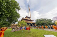 Tái hiện lễ dựng cây nêu trong Đại Nội Huế