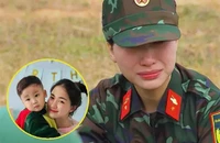 Hoà Minzy nghẹn ngào nhớ con trai trong 'Sao nhập ngũ 2022'