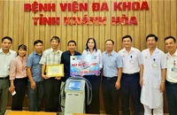 Bệnh viện Đa khoa Khánh Hoà tiếp nhận máy hơn 2,1 tỷ đồng