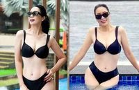 NSƯT Trịnh Kim Chi diện bikini, khoe dáng gợi cảm ở tuổi 52