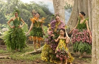 NTK Minh Hạnh dùng bộ sưu tập từ hoa, lá cành kêu gọi bảo vệ môi trường 