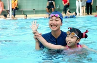'Kình ngư' Ánh Viên lan tỏa cảm hứng đến các lớp học bơi miễn phí