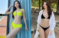 Á Hậu Thùy Linh, Ngọc Thảo… diện bikini khoe dáng nóng bỏng ngày hè