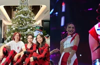 Việt Hương, Thùy Tiên... tưng bừng đón giáng sinh; Tân binh Giana trình diễn trước hơn 50.000 khán giả