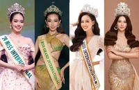 Những màn ứng xử ấn tượng của Hoa hậu Thanh Thủy và các hoa hậu tại đấu trường quốc tế
