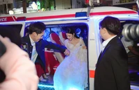 Xe cứu thương chở diễn viên họp báo phim 'Âm dương lộ' là xe không phép, từng bị xử phạt
