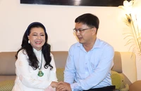 Ban Tuyên giáo và Dân vận Thành uỷ TP.HCM thăm nghệ sĩ Kim Cương, Nguyễn Hữu Lộc, Trần Xuân Tiến