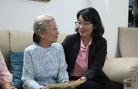 Thăm hỏi, tri ân NSƯT Phi Điểu, nhạc sĩ Trương Quang Lục, nhà thơ Hoài Vũ