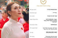 Ca sĩ Mỹ Tâm cùng nhiều nghệ sĩ hướng đến bà con bị ảnh hưởng bão số 10