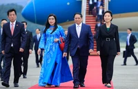 Lễ đón chính thức Thủ tướng Phạm Minh Chính và phu nhân thăm Hàn Quốc