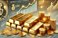 Tăng dần qua từng phiên, giá vàng thế giới vượt 2.400USD/ounce 
