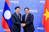 Thủ tướng Chính phủ Phạm Minh Chính hội kiến Tổng Bí thư, Chủ tịch nước Lào