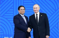 Thủ tướng Phạm Minh Chính dự lễ đón, chiêu đãi do Tổng thống Nga Vladimir Putin chủ trì