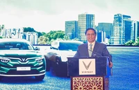 Thủ tướng Phạm Minh Chính dự sự kiện trưng bày và giới thiệu xe Vinfast tại UAE