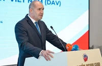 Tổng thống Bulgaria Rumen Radev giao lưu với sinh viên Học viện Ngoại giao