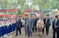 Điện chia buồn nguyên Chủ tịch Đảng, nguyên Chủ tịch nước Lào Khamtay Siphandone từ trần