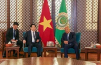 Chủ tịch nước Lương Cường gặp Tổng thư ký Liên đoàn Arab