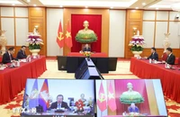 Tổng Bí thư Tô Lâm điện đàm với Chủ tịch Đảng Nhân dân Campuchia Hun Sen