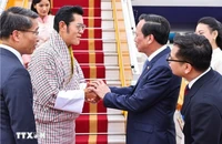Quốc vương Bhutan và Hoàng hậu đến Hà Nội, bắt đầu chuyến thăm cấp Nhà nước 