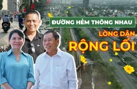Đường hẻm thông nhau, người dân gần gũi