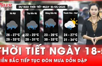 Dự báo thời tiết ngày 18-5: Miền Bắc mưa lớn dồn dập, miền Trung nắng nóng