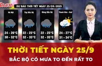 Dự báo thời tiết ngày 25-9: Miền Bắc mưa to đến rất to, nguy cơ ngập lụt diện rộng 
