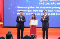 Báo Pháp Luật TP.HCM đoạt giải Nhất 'Giải thưởng báo chí về Khoa học và Công nghệ'