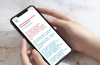 tra cứu lịch cúp nước bằng Zalo