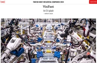 Hãng xe điện VinFast lọt top 100 công ty có tầm ảnh hưởng nhất thế giới năm 2024 