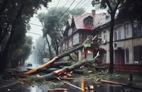 Cách kiểm tra các khu vực gãy đổ cây cối ở Hà Nội sau bão số 3