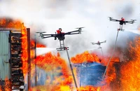 “UAV bầy đàn”: Giải pháp chữa cháy trong hẻm nhỏ ở các thành phố lớn