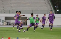 Clip những hình ảnh đầu tiên của U-23 Việt Nam tại UAE