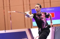 Clip cô gái vàng wushu phấn khích với chiếc HCV trong ngày sinh nhật