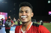 Tuyển thủ U-22 Indonesia đổ máu giành HCV: “Môi tôi đã được dát vàng SEA Games”