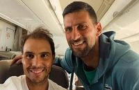 Nadal và Djokovic “đối đầu” trên không