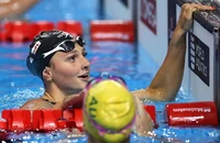 Huyền thoại bơi lội Katie Ledecky “đổi màu” bất thành tại giải vô địch thế giới
