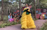Video: Ngất ngây với thời trang thổ cẩm giữa rừng thông