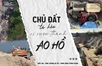 Video điều tra Công trường sa tặc' ở Bình Thuận: Chủ đất tá hoả vì vườn thành ao hồ 
