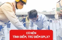Có nên tính điểm, trừ điểm giấy phép lái xe?