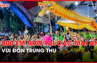 800 trẻ em có hoàn cảnh khó khăn cùng đón Tết Trung thu