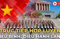 Trực tiếp: Tổng hợp luyện diễu binh, diễu hành lần 2 trên Quảng trường Ba Đình
