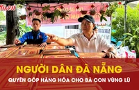 Người dân Đà Nẵng quyên góp hàng cứu trợ gửi đến đồng bào vùng lũ Thái Nguyên