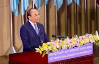 Chủ tịch nước Nguyễn Xuân Phúc dự khai khóa tại Đại học Quốc gia TP.HCM